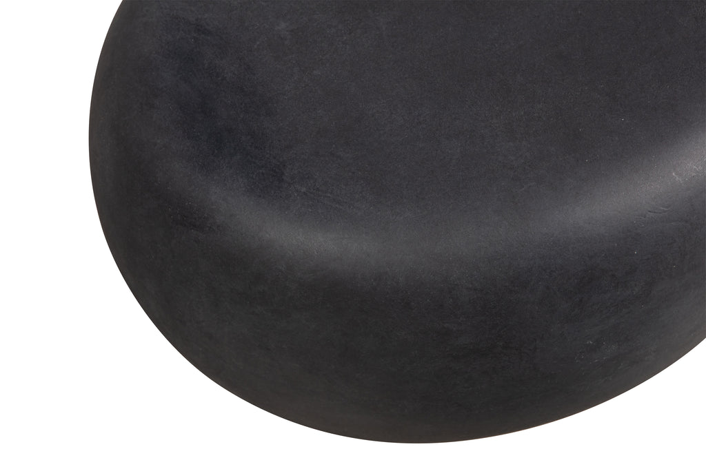 PEBBLE COFFEE TABLE ANTHRACITE 31X65X49