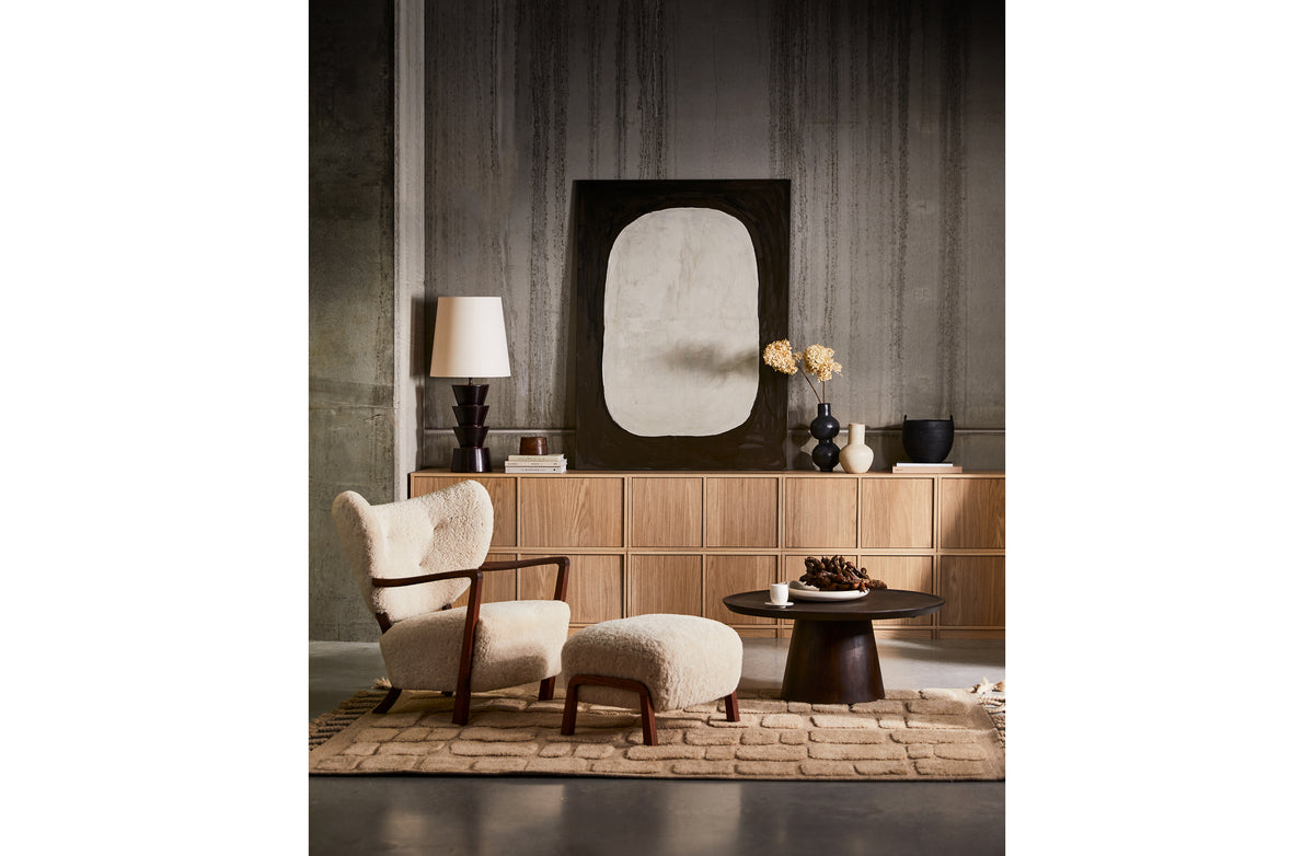 COFFEE A GOGO SIDETABLE MANGO WOOD WALNUT