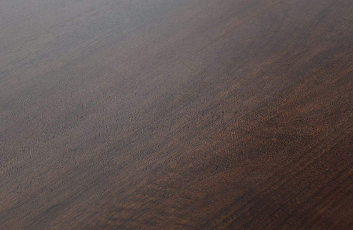 ELLIPS DINING TABLE MANGO WOOD WALNUT 90X180CM