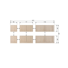 Cargar imagen en el visor de la galería, MODULAIR BASE CABINET 110CM OAK NATURAL MATT [fsc]