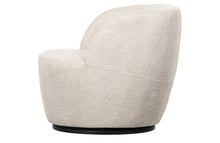 Load image into Gallery viewer, SERRA SWIVEL CHAIR WOVEN FABRIC OFF WHITE