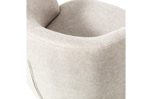 Load image into Gallery viewer, SERRA SWIVEL CHAIR WOVEN FABRIC OFF WHITE