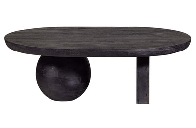 Steppe coffee table mango wood black