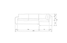 Load image into Gallery viewer, CORNER SOFA RIGHT WARM BEIGE