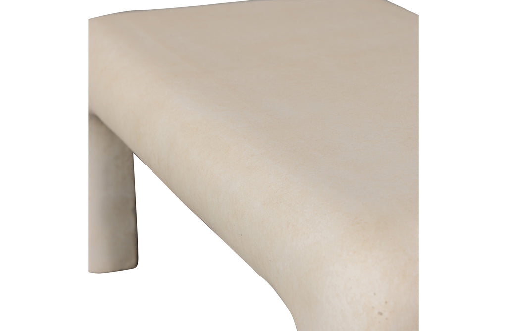 SET OF 2 - STANI COFFEE TABLES FIBER CLAY NATURAL