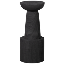 Cargar imagen en el visor de la galería, Bink bar stool wood black 76xø32cm
