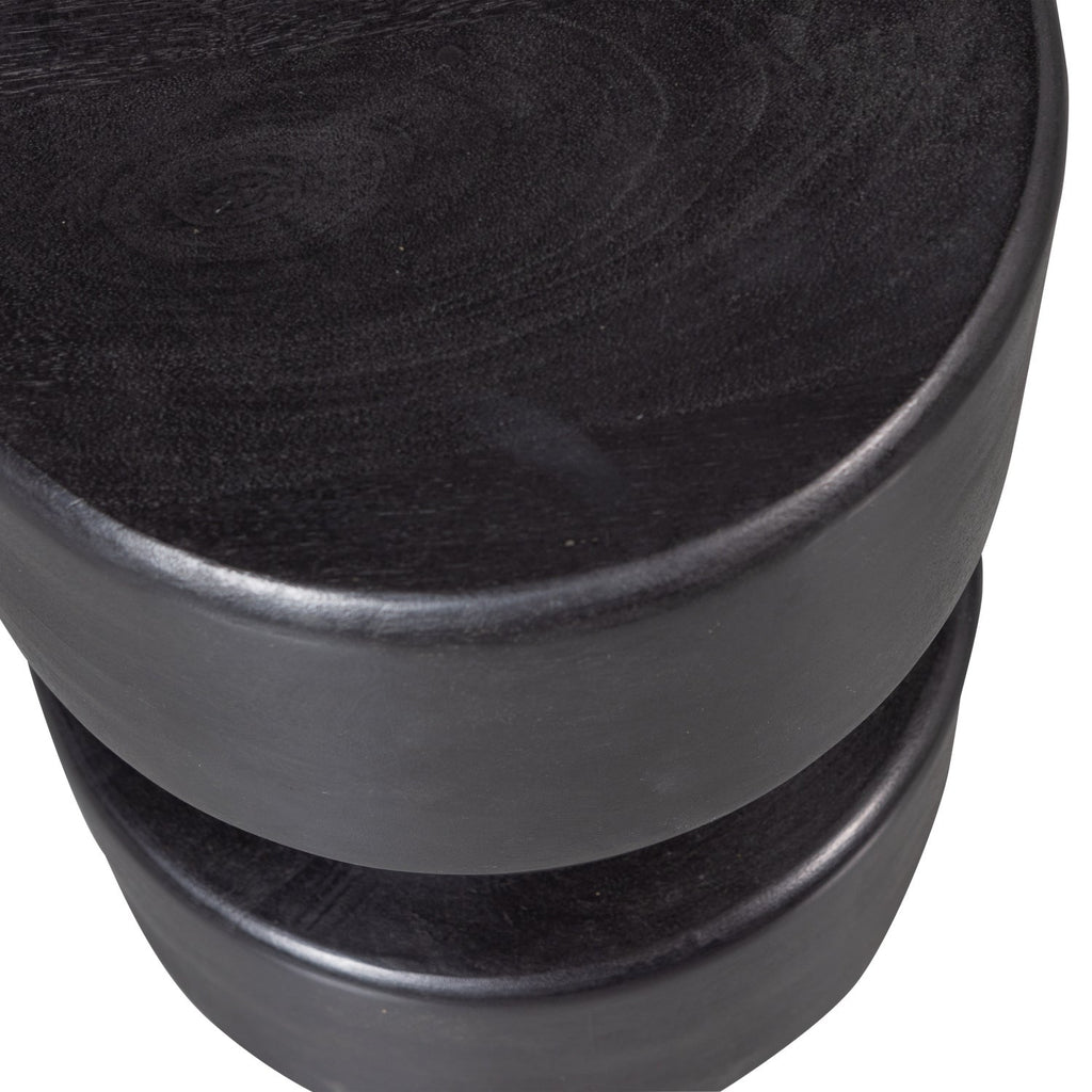 TUVE SIDE TABLE WOOD BROWN/BLACK