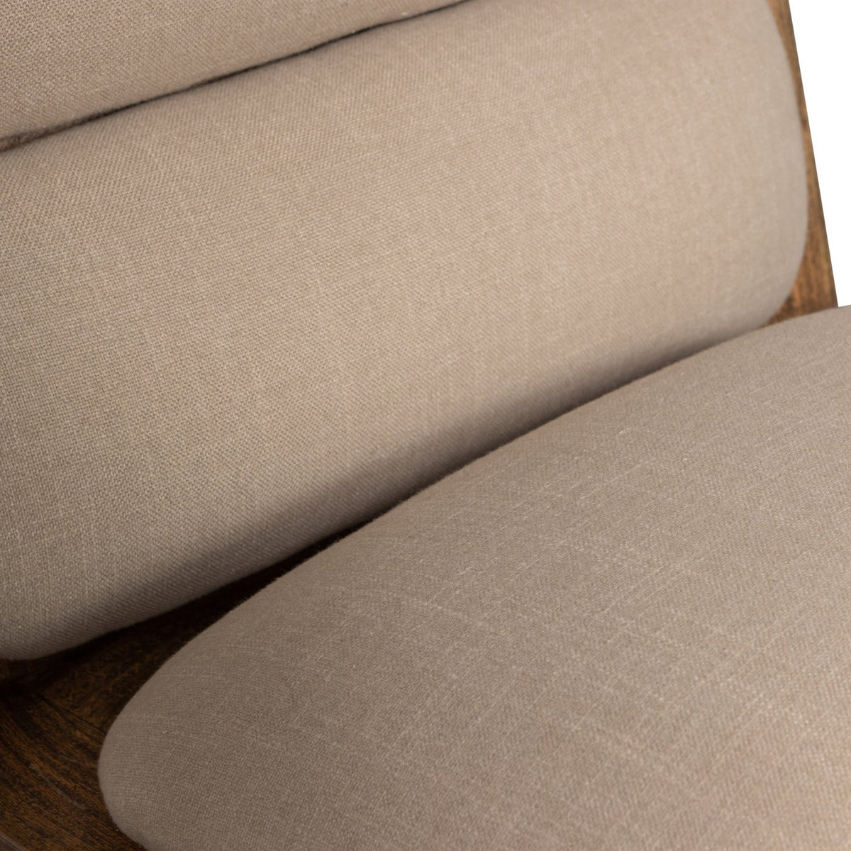 OPULENT ARMCHAIR BOUCLÉ/WOOD NATURAL