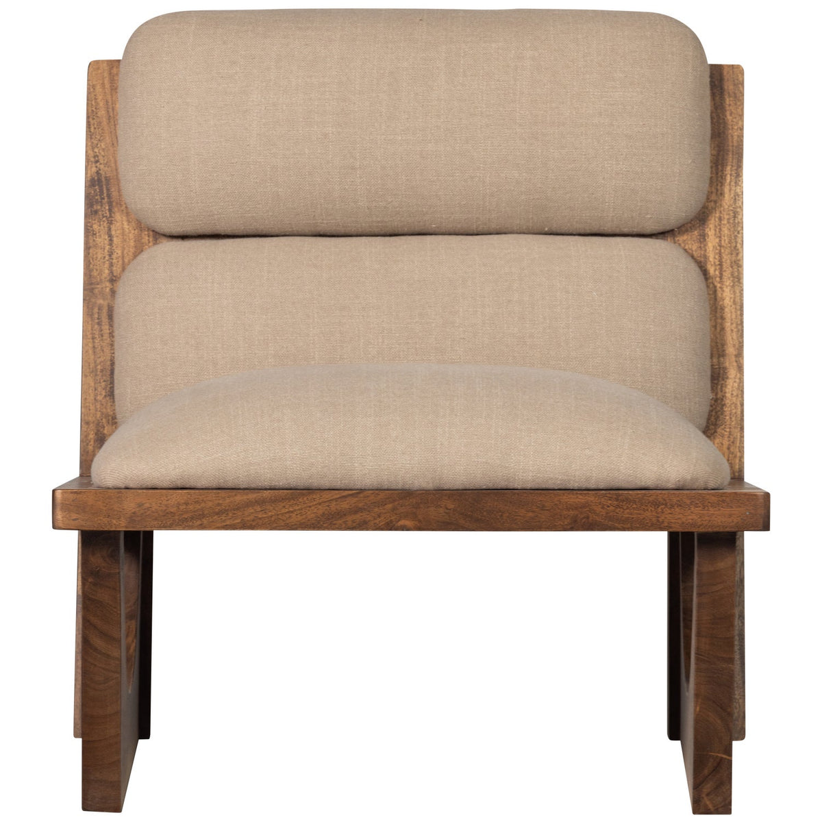 OPULENT ARMCHAIR BOUCLÉ/WOOD NATURAL