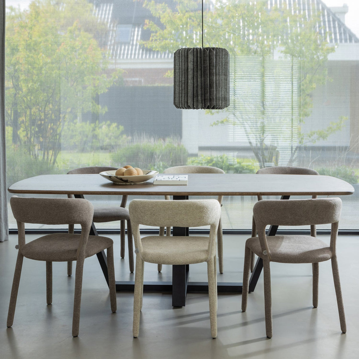 NOBLE DINING CHAIR TAUPE