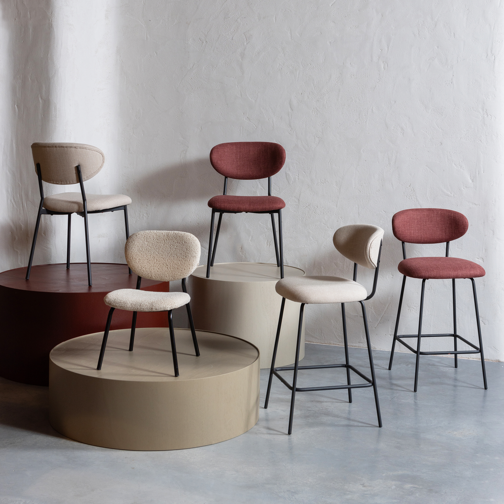 Kjeld barstool rouge