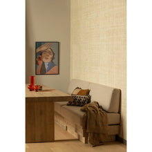 Load image into Gallery viewer, BALK WALL BENCH MANGO WOOD NATURAL INCLUDING CUSHIONS