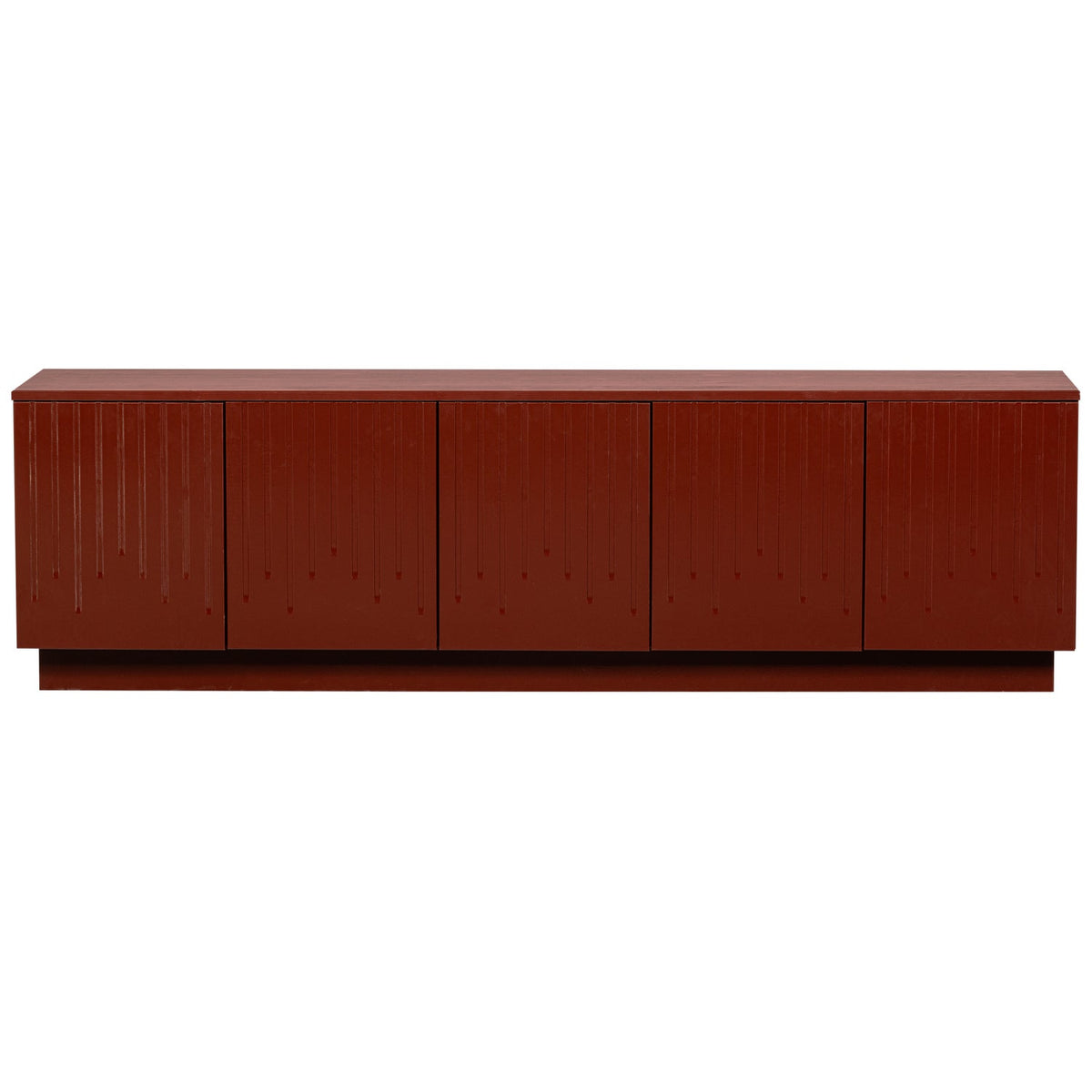 PENCIL TV UNIT PINE MERLOT GLOSS [fsc]