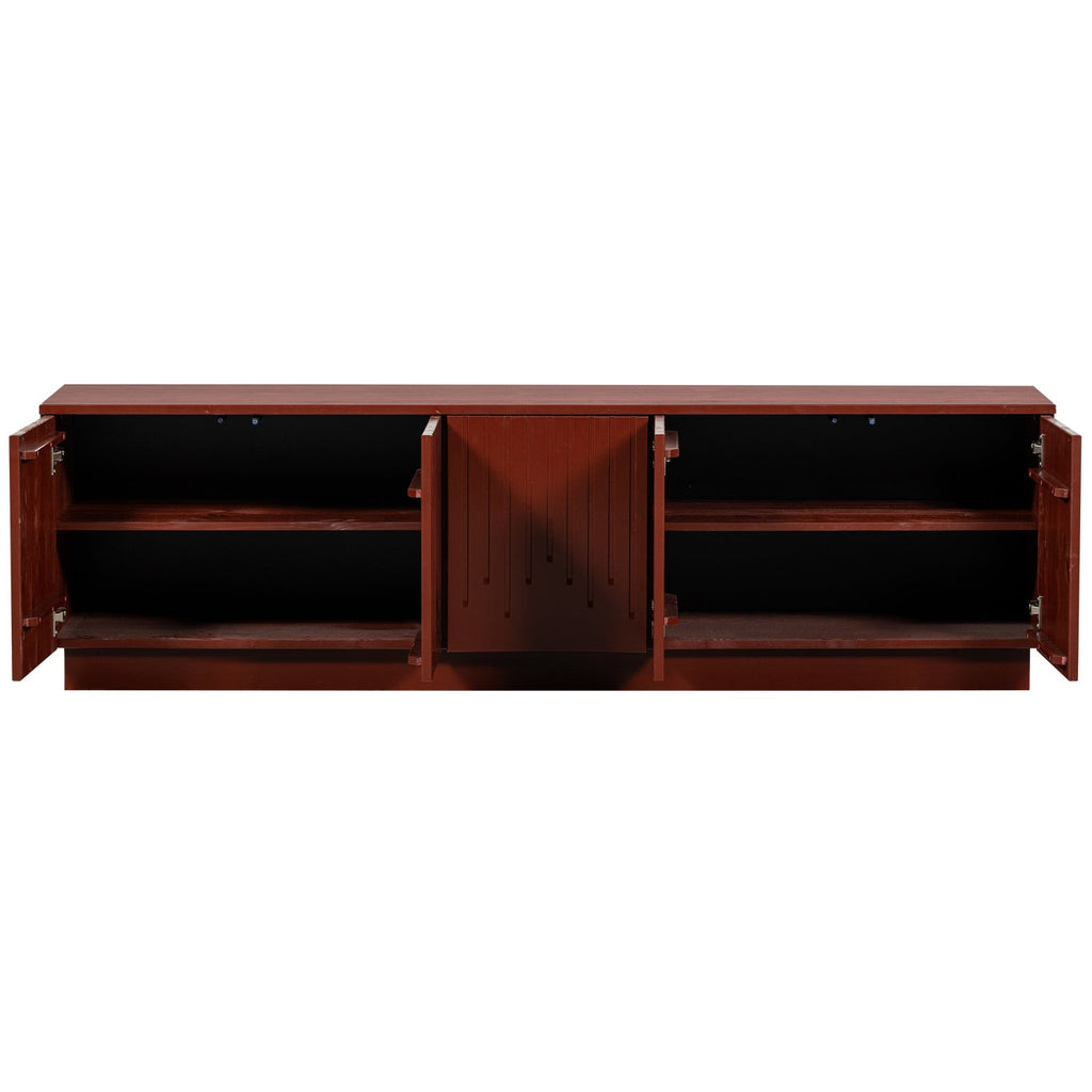 PENCIL TV UNIT PINE MERLOT GLOSS [fsc]