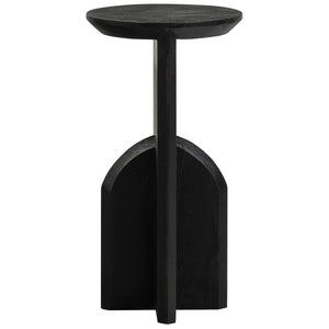 KIONI SMALL SIDE TABLE ACACIA DARK BLACK