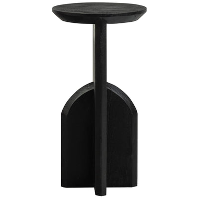 KIONI SMALL SIDE TABLE ACACIA DARK BLACK
