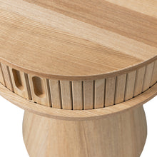 Cargar imagen en el visor de la galería, KARRI NIGHTSTAND ROUND WOOD NATURAL