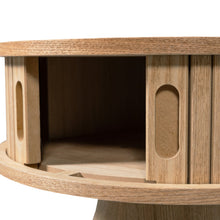 Cargar imagen en el visor de la galería, KARRI NIGHTSTAND ROUND WOOD NATURAL