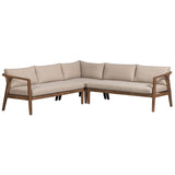 BIAM LOUNGESET GARDEN ACACIA WOOD NATURAL/SAND