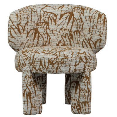 UPKE ARMCHAIR WITH DESIGN NATURAL/BROWN