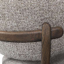 Load image into Gallery viewer, UDAR DINING CHAIR WITH WOODEN FRAME DARK BRO