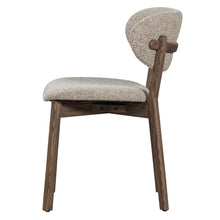 Load image into Gallery viewer, UDAR DINING CHAIR WITH WOODEN FRAME DARK BRO