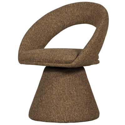 WINTER SWIVEL DINING CHAIR SAND MELANGE