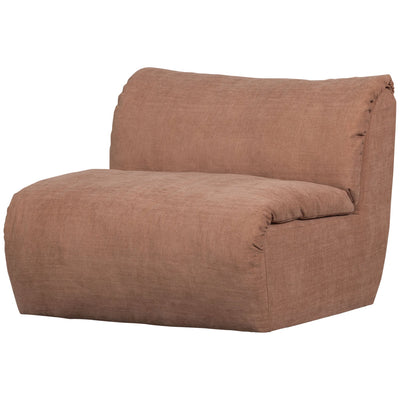 BAGGY 1-SEATER WOVEN CHENILLE OLD PINK
