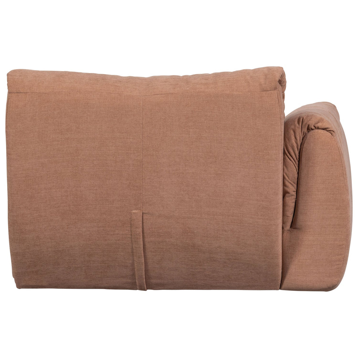 BAGGY 1-SEATER WITH ARM LEFT WOVEN CHENILLE OLD PINK