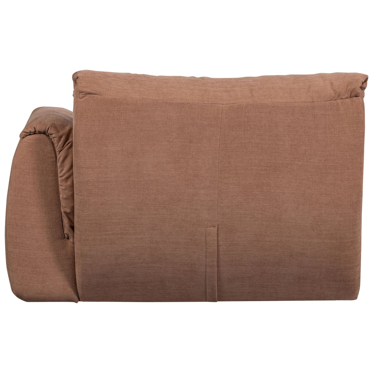 BAGGY 1-SEATER WITH ARM RIGHT WOVEN CHENILLE OLD PINK