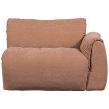 Load image into Gallery viewer, BAGGY 1-SEATER WITH ARM RIGHT WOVEN CHENILLE OLD PINK