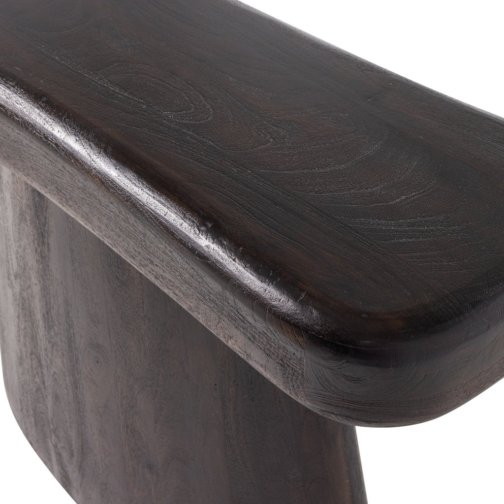 AMCO SIDETABLE MANGO WOOD BLACK