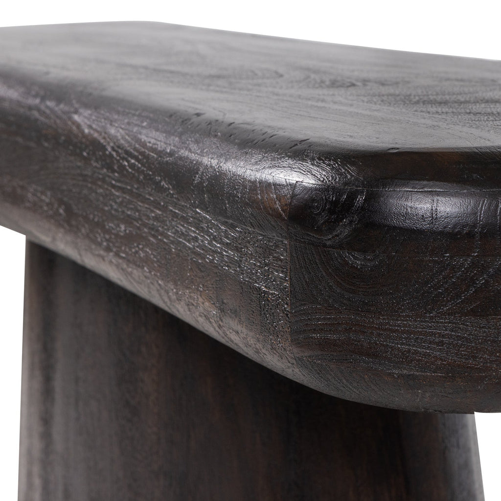 AMCO SIDETABLE MANGO WOOD BLACK