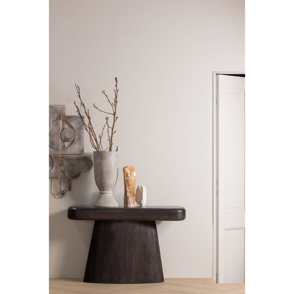 AMCO SIDETABLE MANGO WOOD BLACK