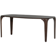 Cargar imagen en el visor de la galería, FIORE DINING TABLE MANGO WOOD DARK BROWN 190x95 CM