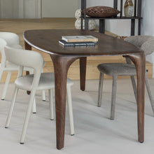 Cargar imagen en el visor de la galería, FIORE DINING TABLE MANGO WOOD DARK BROWN 190x95 CM