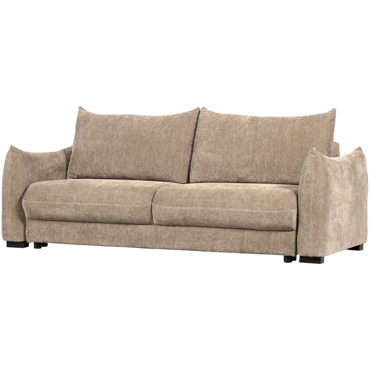 JONNE 3-SEATER SLEEPING SOFA CHENILLE NATURAL