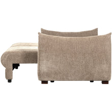 Charger l&#39;image dans la galerie, JONNE 3-SEATER SLEEPING SOFA CHENILLE NATURAL