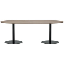 Load image into Gallery viewer, TABLO TABLE OVAL TGL 220x90CM PEBBLE GREY/BLACK [fsc]