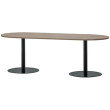 Load image into Gallery viewer, TABLO TABLE OVAL TGL 220x90CM PEBBLE GREY/BLACK [fsc]