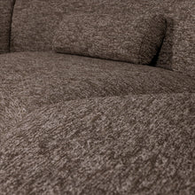 Cargar imagen en el visor de la galería, BATAVIER HALF ROUND SOFA 6-SEATER BROWN MELANGE