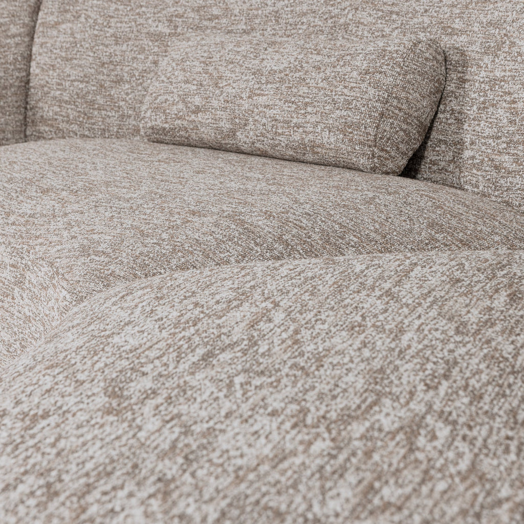 BATAVIER HALF ROUND SOFA 6-SEATER SAND MELANGE