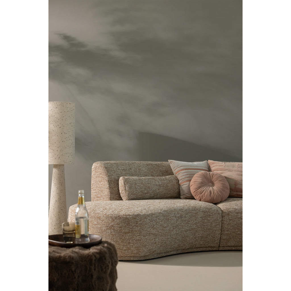 BATAVIER HALF ROUND SOFA 6-SEATER SAND MELANGE