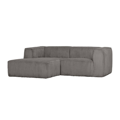 BEAN CHAISE LONGUE SOFA LEFT RIB FABRIC TERRAZZO