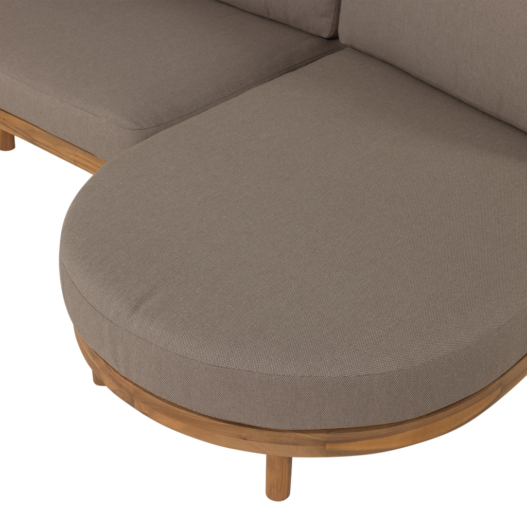 ZINTO GARDEN LOUNGE SET RIGHT ACACIA WOOD SAND [fsc]