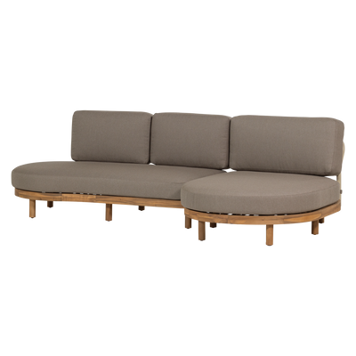 ZINTO GARDEN LOUNGE SET RIGHT ACACIA WOOD SAND [fsc]