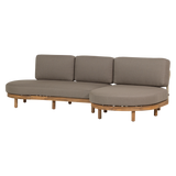 ZINTO GARDEN LOUNGE SET RIGHT ACACIA WOOD SAND [fsc]