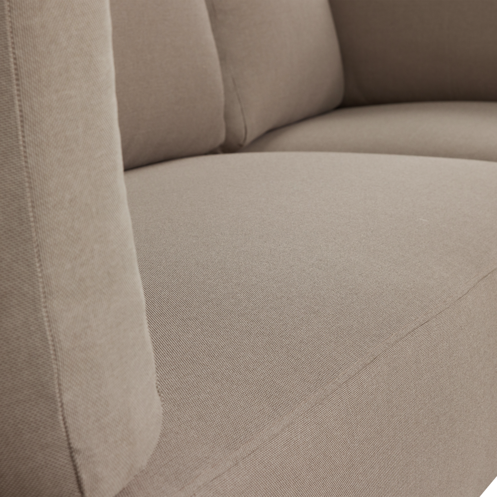 SORA GARDEN LOUNGE SET METAL/ROPE SAND