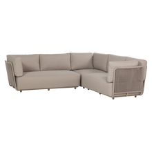 Charger l'image dans la galerie, SORA GARDEN LOUNGE SET METAL/ROPE SAND
