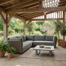 Load image into Gallery viewer, SORA GARDEN LOUNGE SET METAL/ROPE BROWN